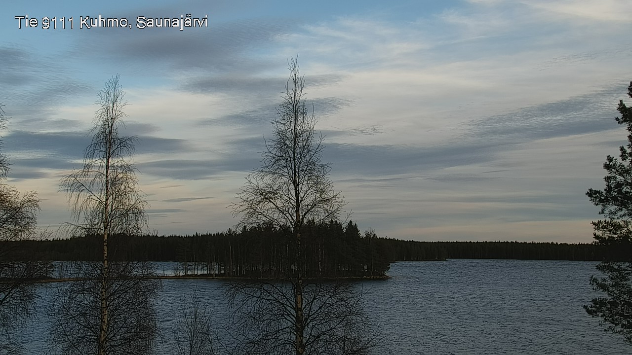 Weather Camera Image Väg 9111 Kuhmo, Saunajärvi, Kuhmo, Kainuu