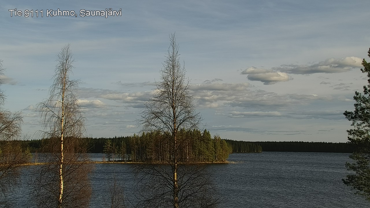 Weather Camera Image Väg 9111 Kuhmo, Saunajärvi, Kuhmo, Kainuu