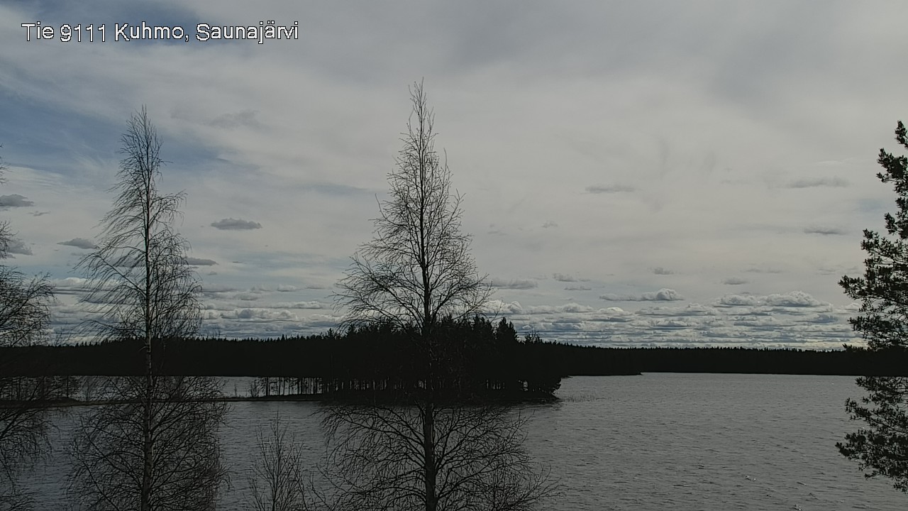 Weather Camera Image Väg 9111 Kuhmo, Saunajärvi, Kuhmo, Kainuu