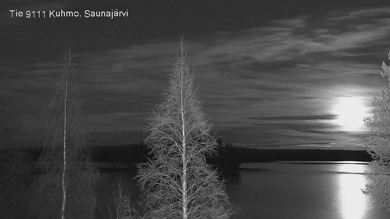 Weather Camera Image Väg 9111 Kuhmo, Saunajärvi, Kuhmo, Kainuu