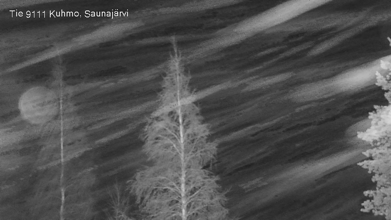 Weather Camera Image Road 9111 Kuhmo, Saunajärvi, Kuhmo, Kainuu