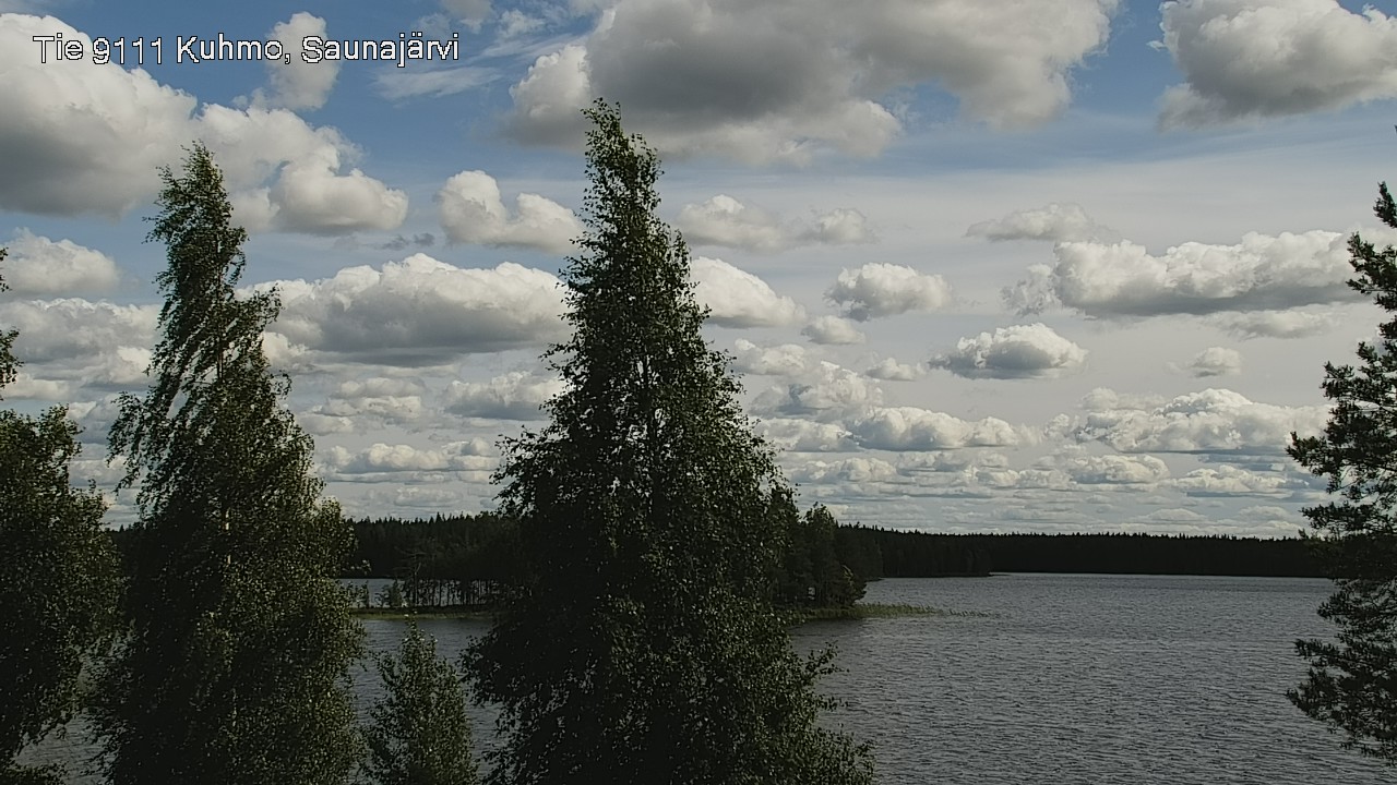 Weather Camera Image Väg 9111 Kuhmo, Saunajärvi, Kuhmo, Kainuu