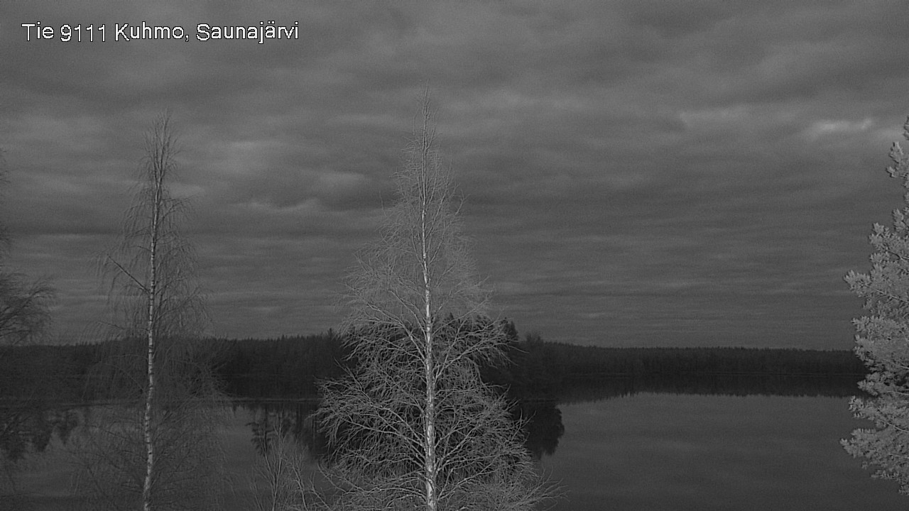 Weather Camera Image Väg 9111 Kuhmo, Saunajärvi, Kuhmo, Kainuu