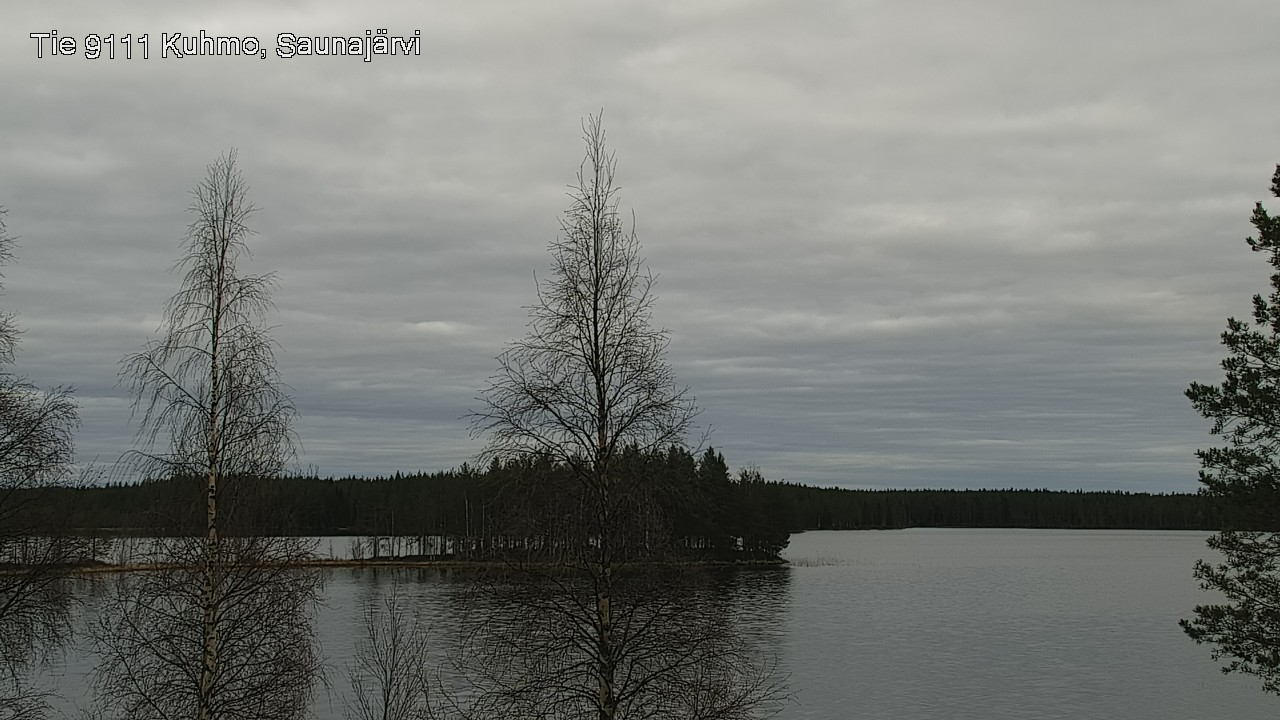 Weather Camera Image Väg 9111 Kuhmo, Saunajärvi, Kuhmo, Kainuu
