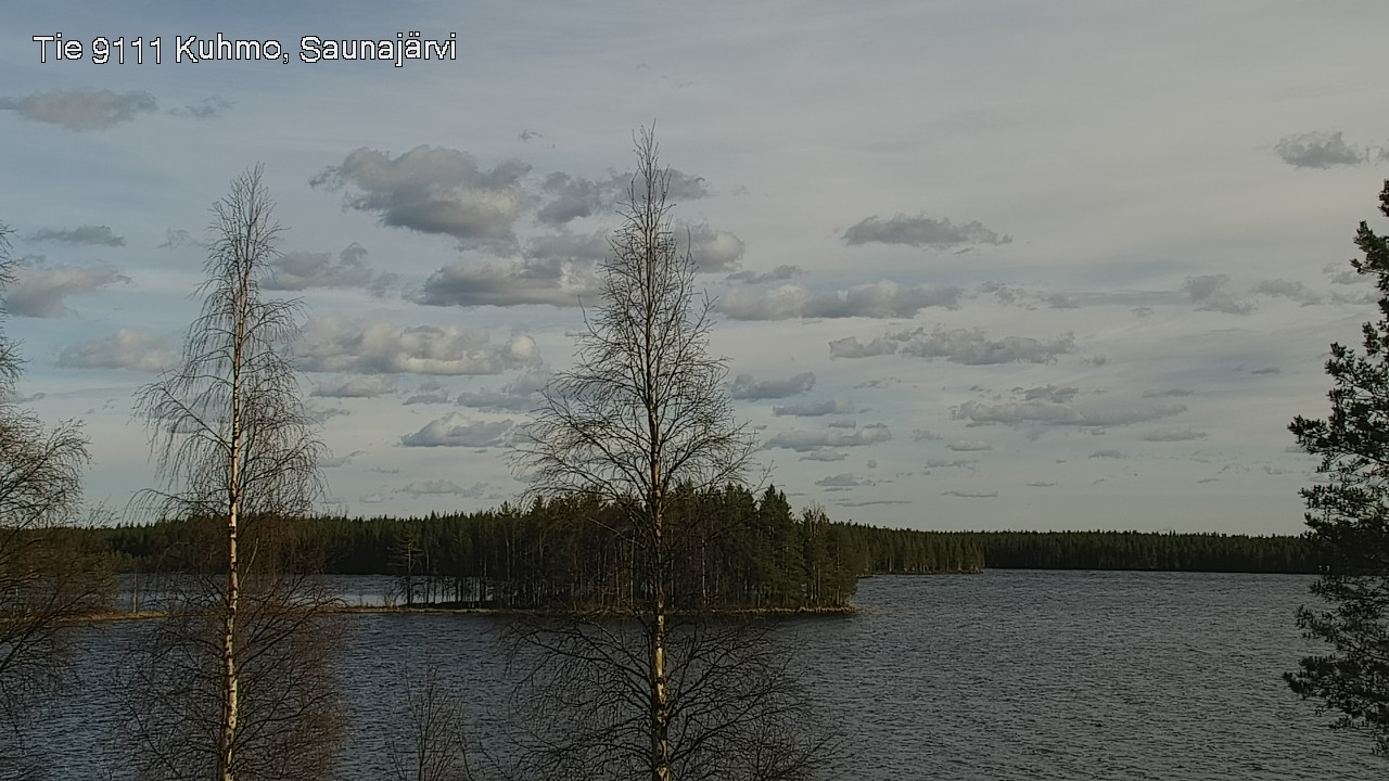 Weather Camera Image Väg 9111 Kuhmo, Saunajärvi, Kuhmo, Kainuu