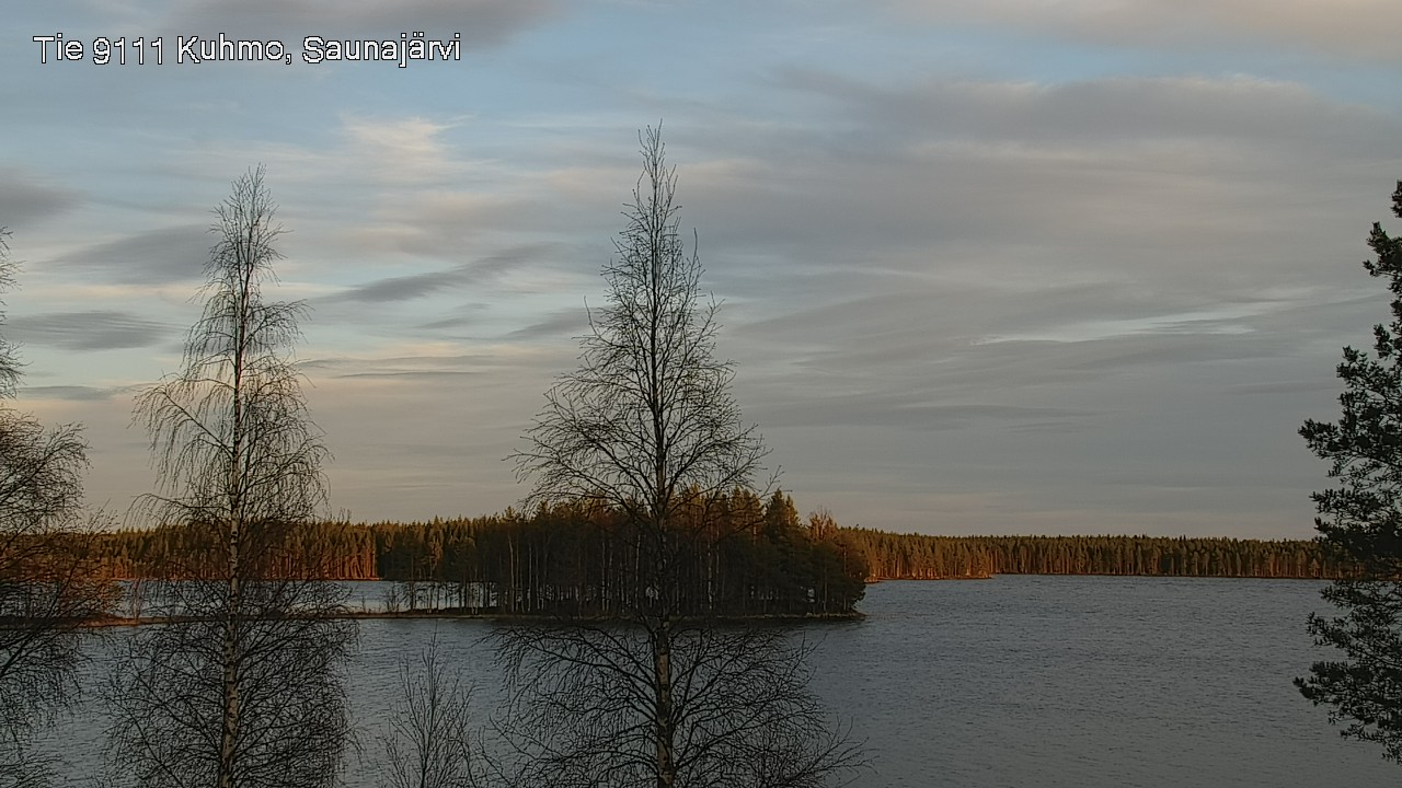 Weather Camera Image Väg 9111 Kuhmo, Saunajärvi, Kuhmo, Kainuu