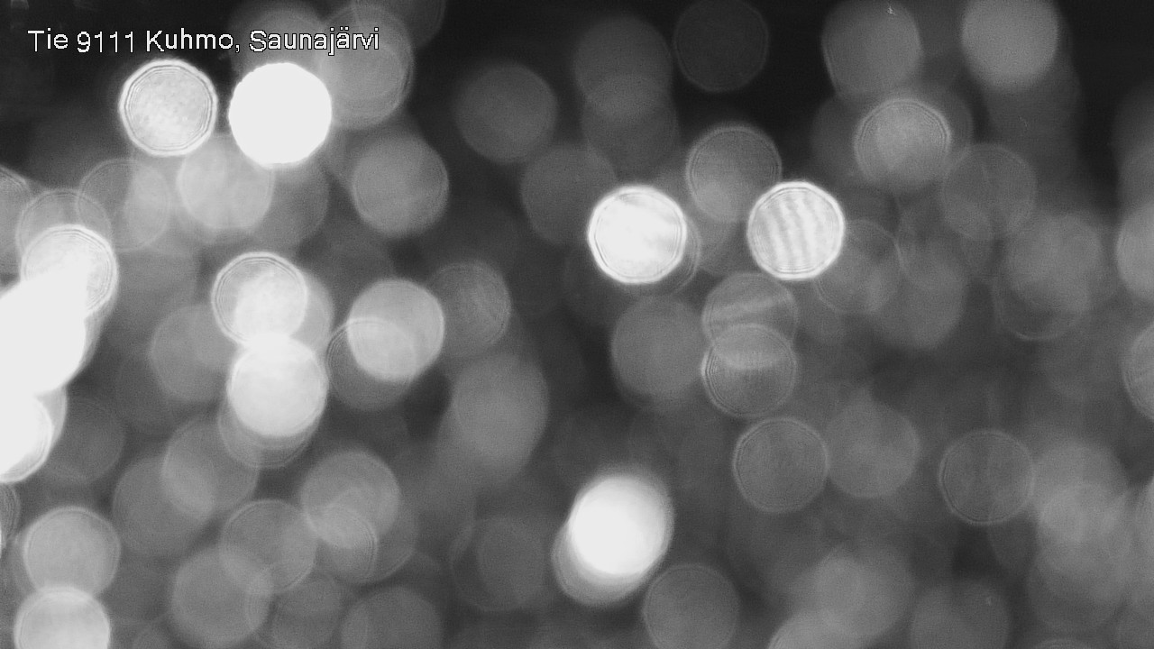 Weather Camera Image Road 9111 Kuhmo, Saunajärvi, Kuhmo, Kainuu