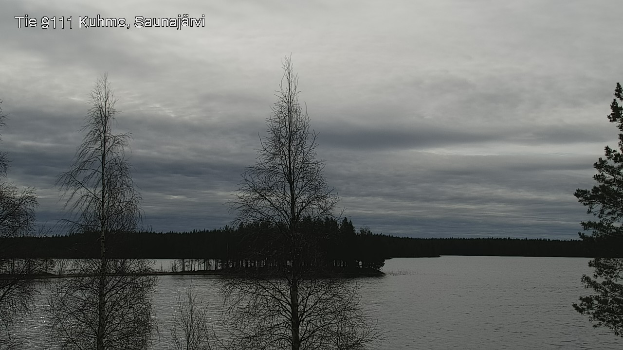 Weather Camera Image Väg 9111 Kuhmo, Saunajärvi, Kuhmo, Kainuu