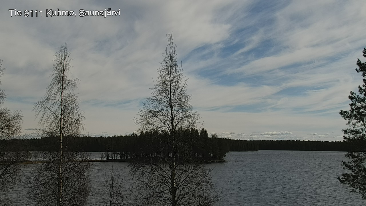 Weather Camera Image Väg 9111 Kuhmo, Saunajärvi, Kuhmo, Kainuu