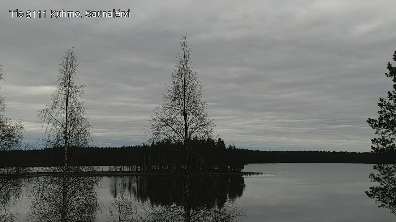 Weather Camera Image Väg 9111 Kuhmo, Saunajärvi, Kuhmo, Kainuu