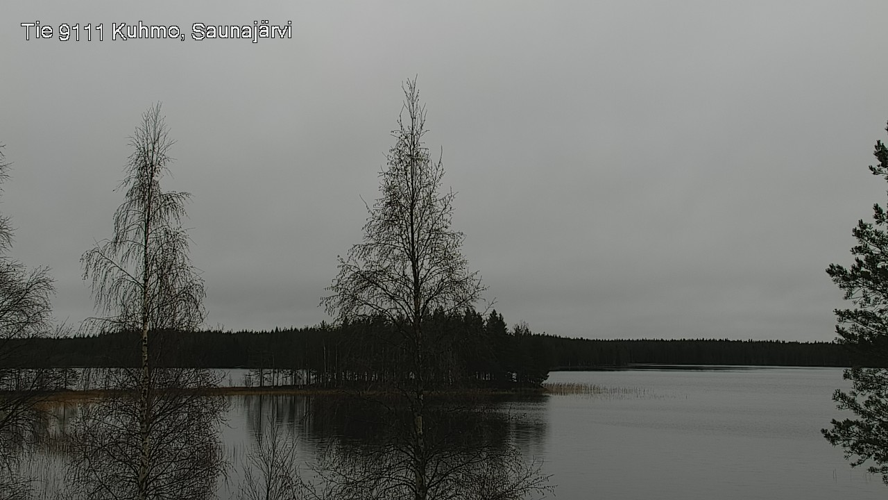 Weather Camera Image Väg 9111 Kuhmo, Saunajärvi, Kuhmo, Kainuu