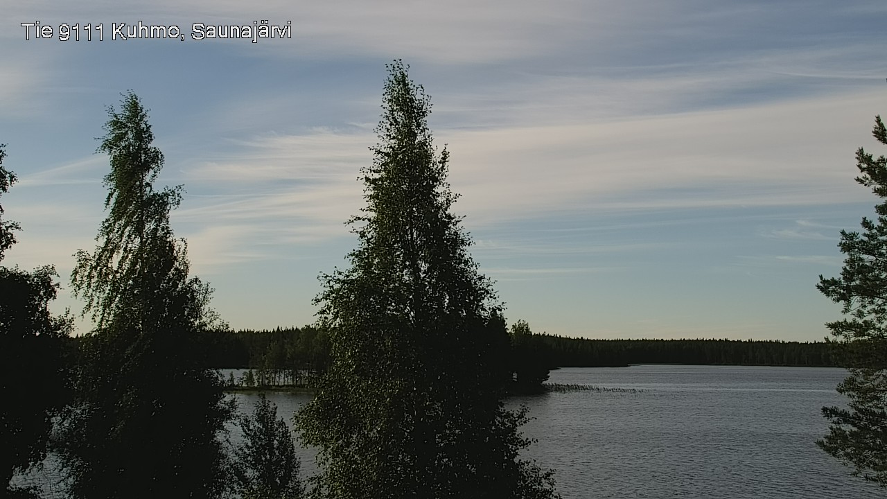 Weather Camera Image Road 9111 Kuhmo, Saunajärvi, Kuhmo, Kainuu
