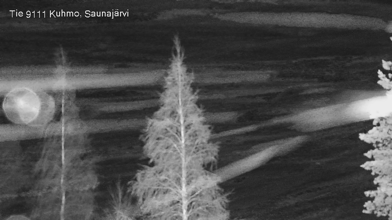 Weather Camera Image Road 9111 Kuhmo, Saunajärvi, Kuhmo, Kainuu