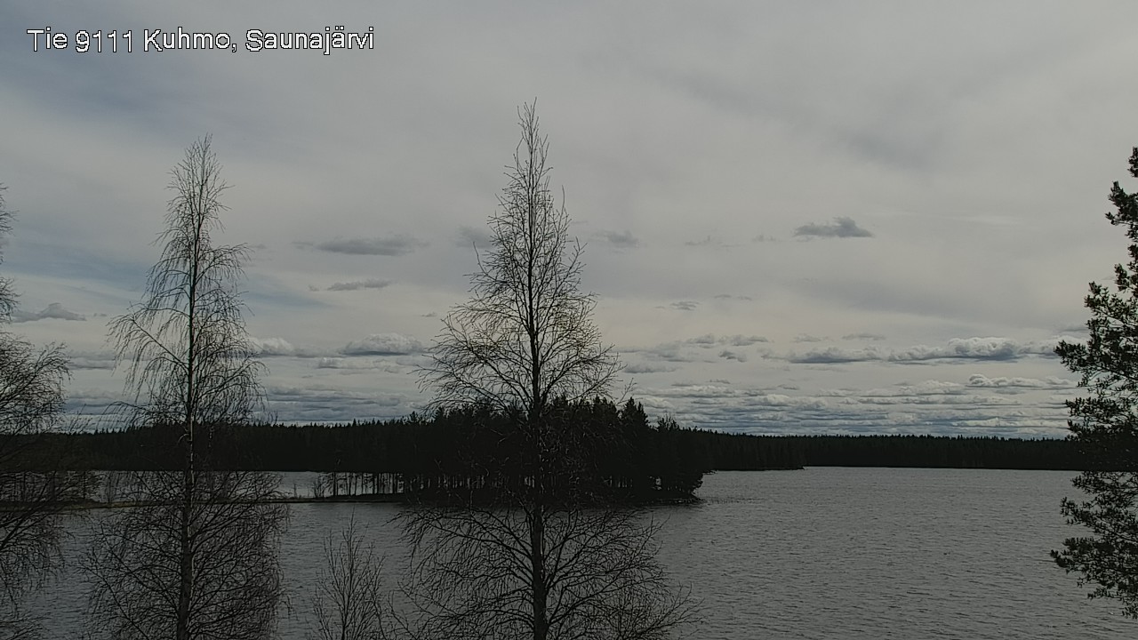 Weather Camera Image Väg 9111 Kuhmo, Saunajärvi, Kuhmo, Kainuu