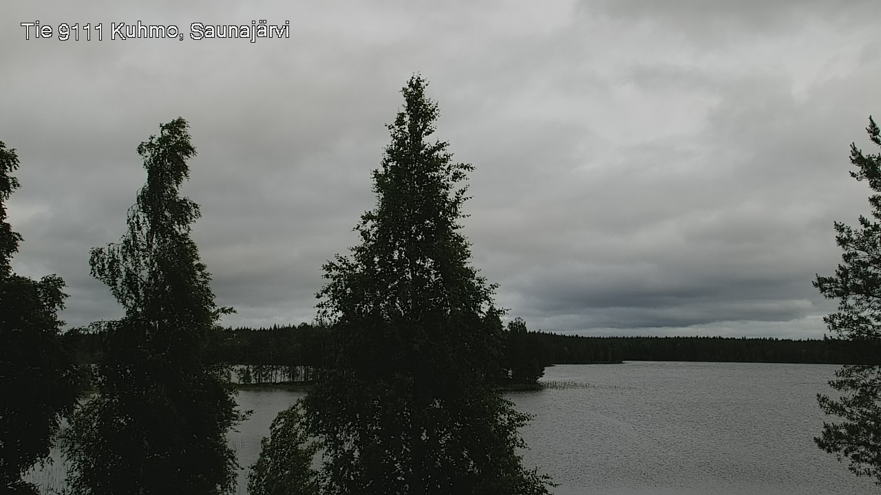 Weather Camera Image Väg 9111 Kuhmo, Saunajärvi, Kuhmo, Kainuu
