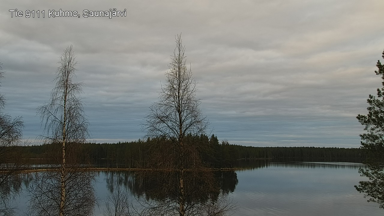 Weather Camera Image Väg 9111 Kuhmo, Saunajärvi, Kuhmo, Kainuu