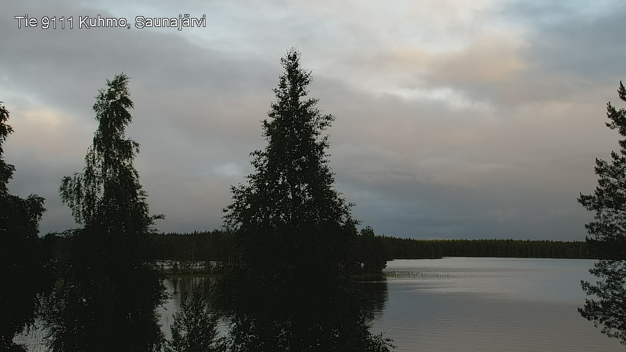 Weather Camera Image Väg 9111 Kuhmo, Saunajärvi, Kuhmo, Kainuu
