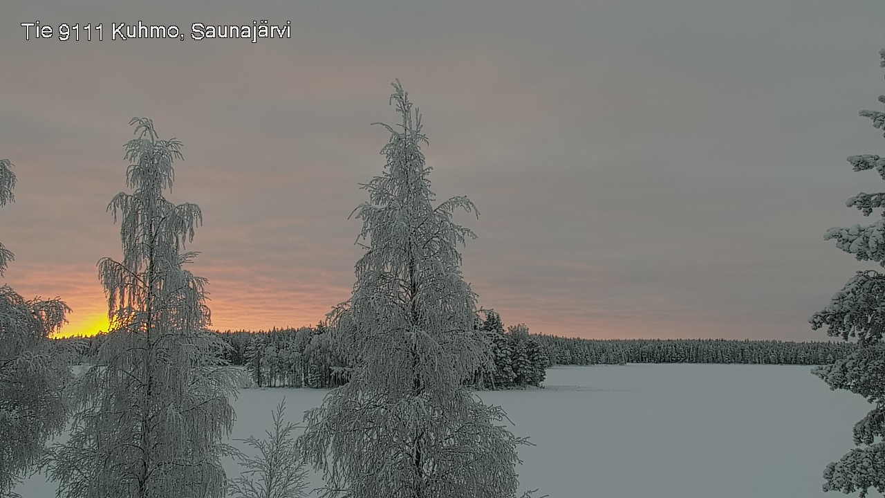 Kelikamerat Kuva Tie 9111 Kuhmo, Saunajärvi, Kuhmo, Kainuu