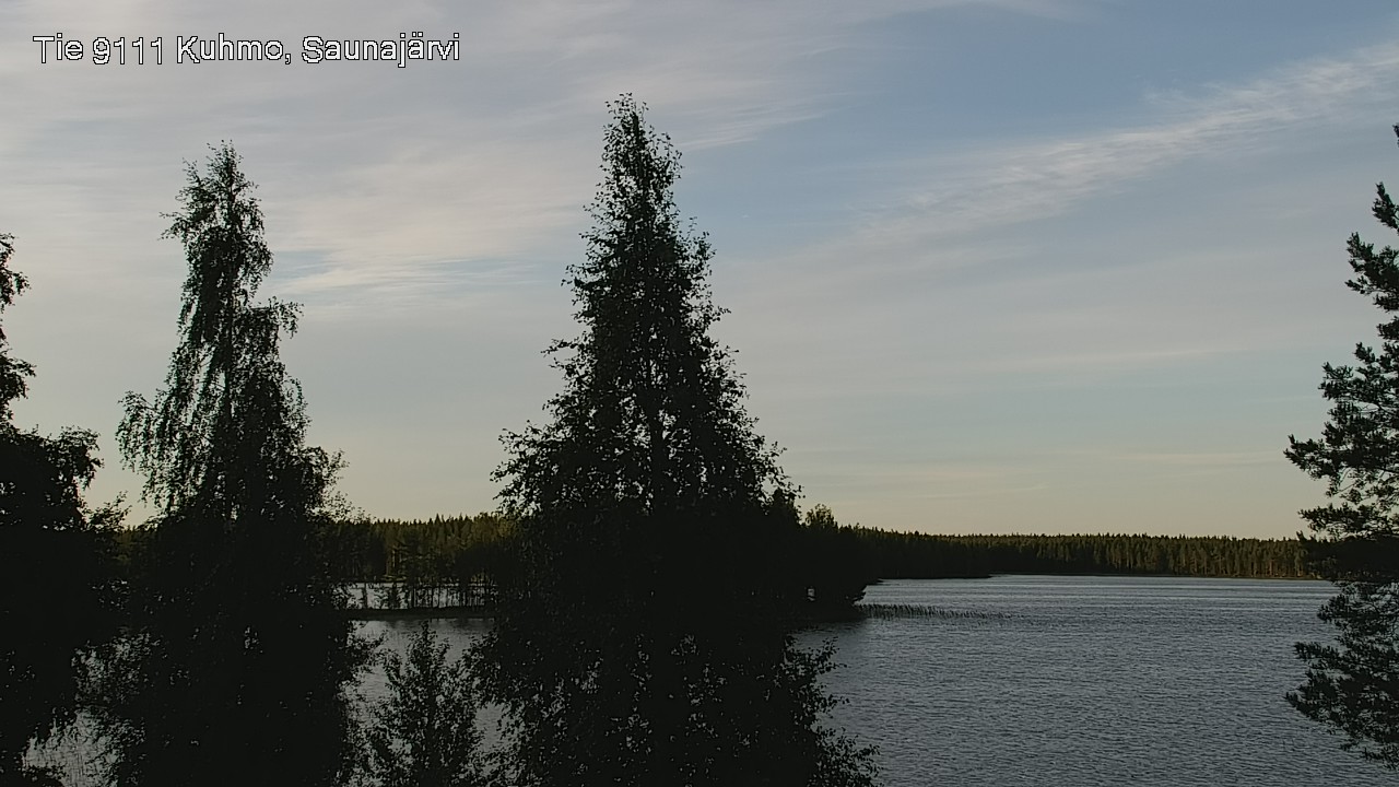 Weather Camera Image Väg 9111 Kuhmo, Saunajärvi, Kuhmo, Kainuu