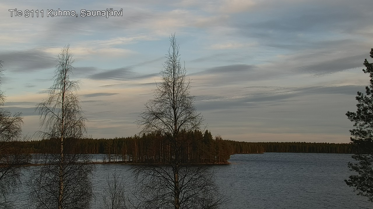 Weather Camera Image Väg 9111 Kuhmo, Saunajärvi, Kuhmo, Kainuu