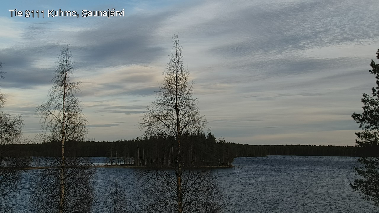 Weather Camera Image Väg 9111 Kuhmo, Saunajärvi, Kuhmo, Kainuu