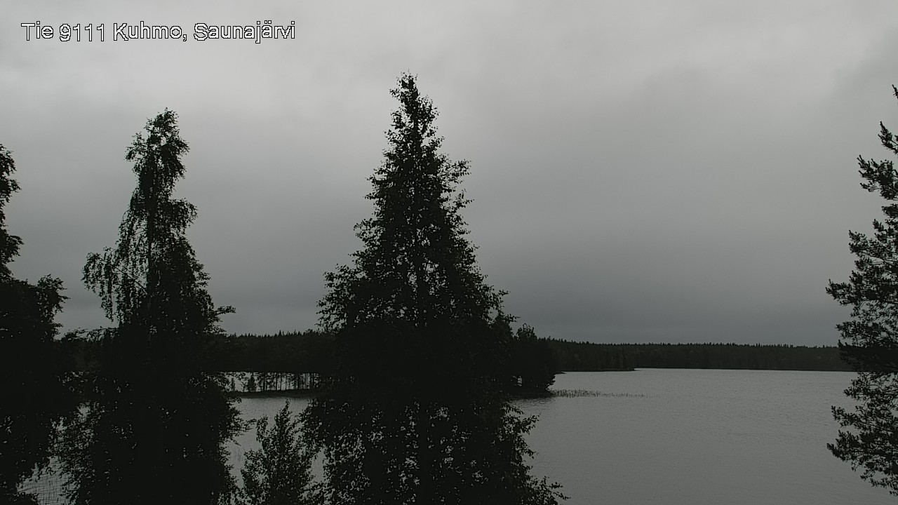 Weather Camera Image Väg 9111 Kuhmo, Saunajärvi, Kuhmo, Kainuu