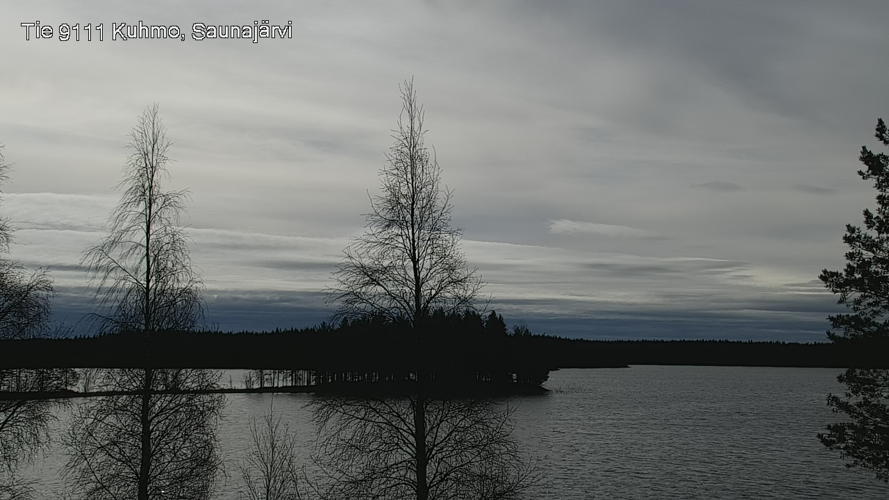 Weather Camera Image Väg 9111 Kuhmo, Saunajärvi, Kuhmo, Kainuu