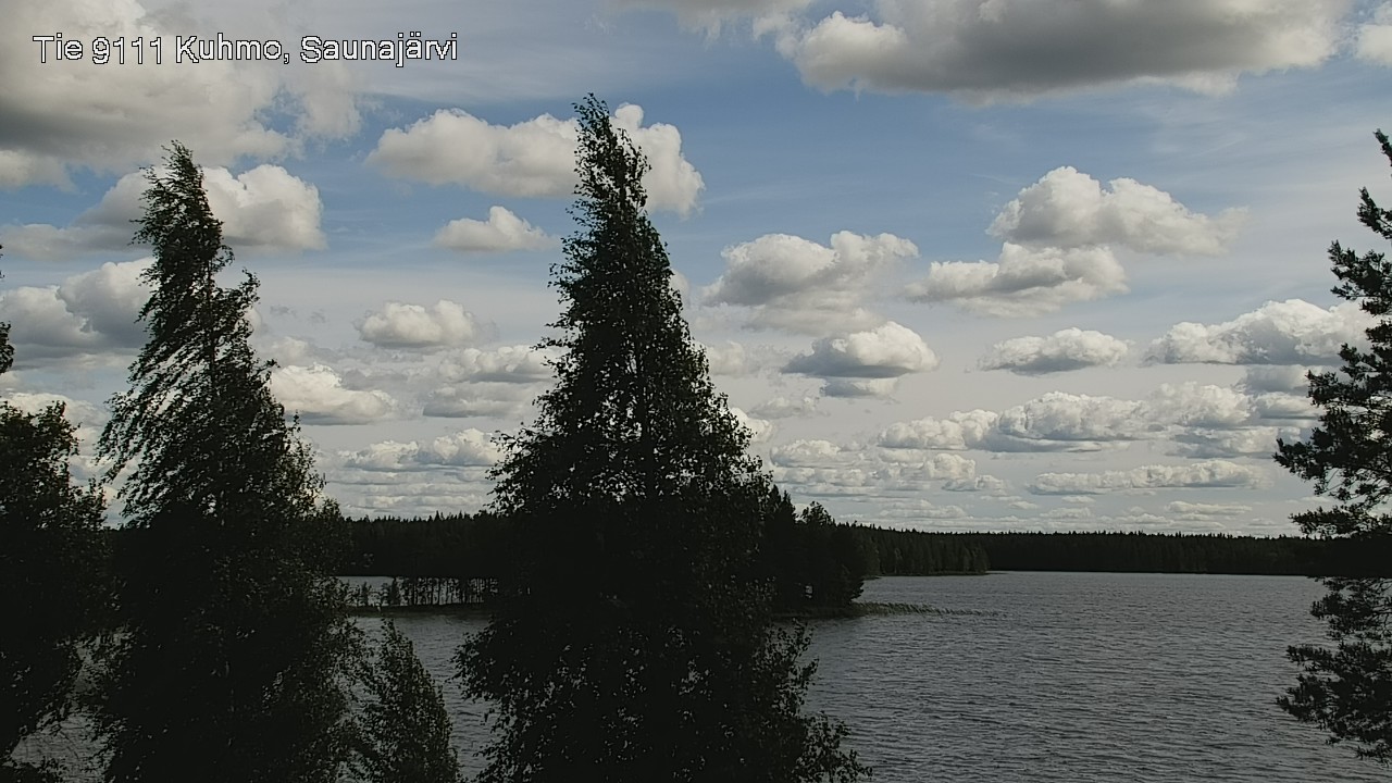 Weather Camera Image Väg 9111 Kuhmo, Saunajärvi, Kuhmo, Kainuu
