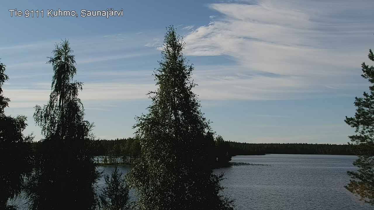 Weather Camera Image Road 9111 Kuhmo, Saunajärvi, Kuhmo, Kainuu
