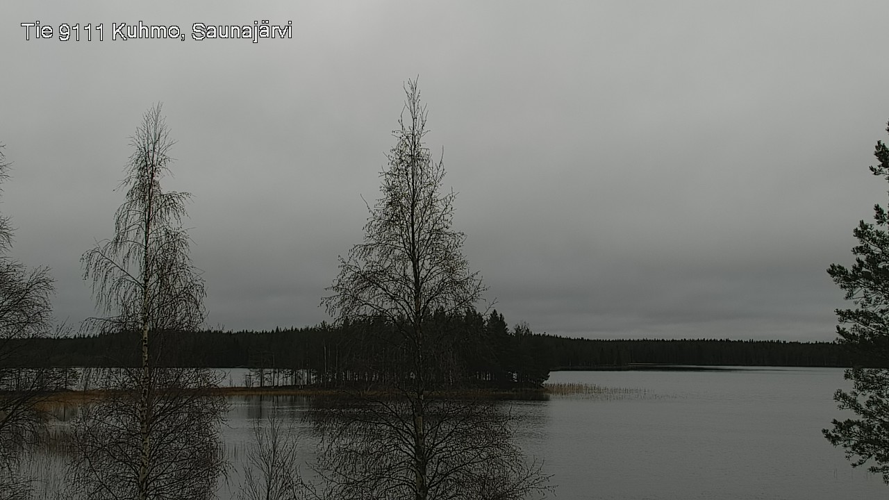 Weather Camera Image Road 9111 Kuhmo, Saunajärvi, Kuhmo, Kainuu