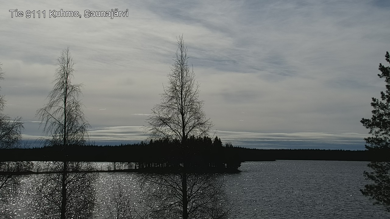 Weather Camera Image Väg 9111 Kuhmo, Saunajärvi, Kuhmo, Kainuu