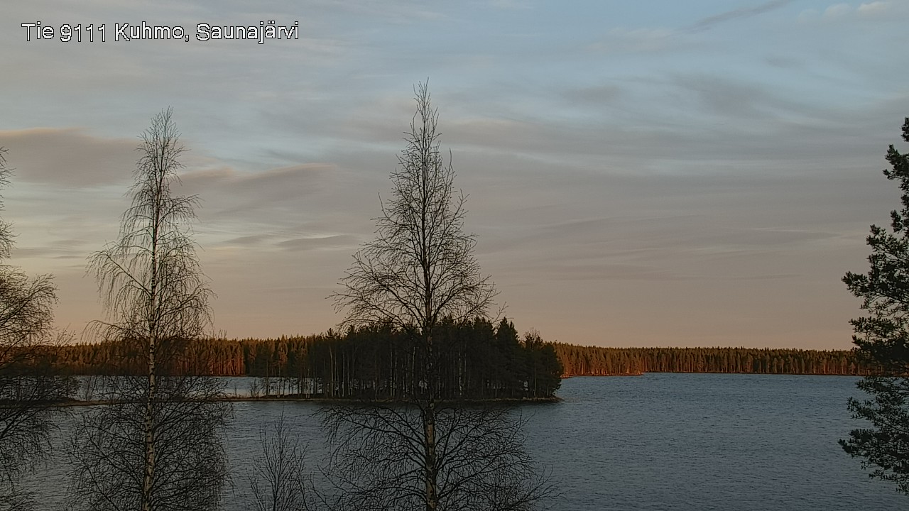 Weather Camera Image Väg 9111 Kuhmo, Saunajärvi, Kuhmo, Kainuu