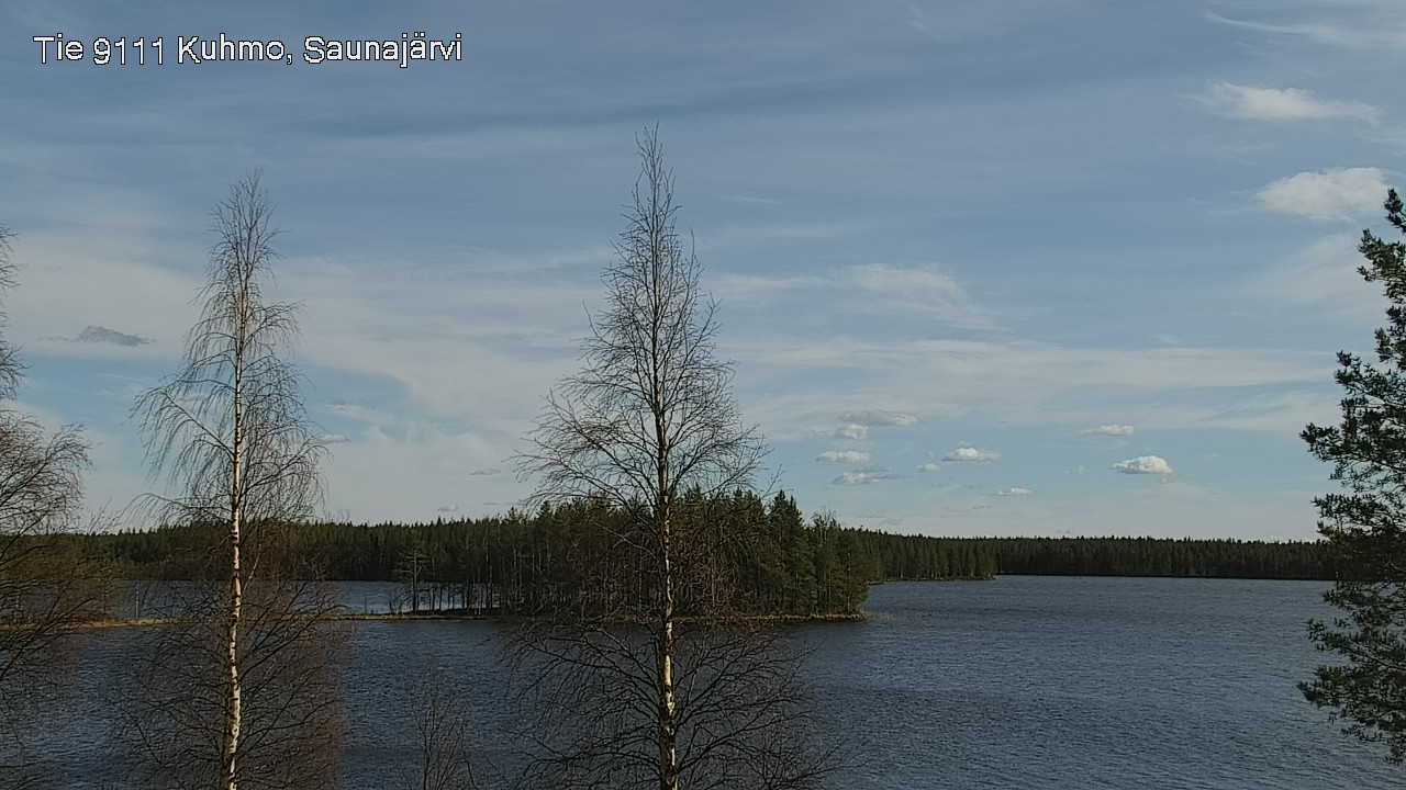 Weather Camera Image Väg 9111 Kuhmo, Saunajärvi, Kuhmo, Kainuu