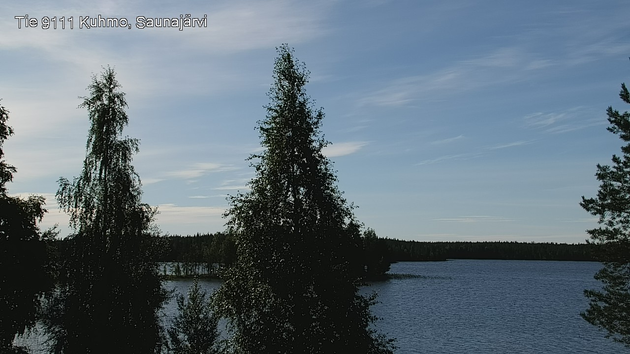 Weather Camera Image Road 9111 Kuhmo, Saunajärvi, Kuhmo, Kainuu