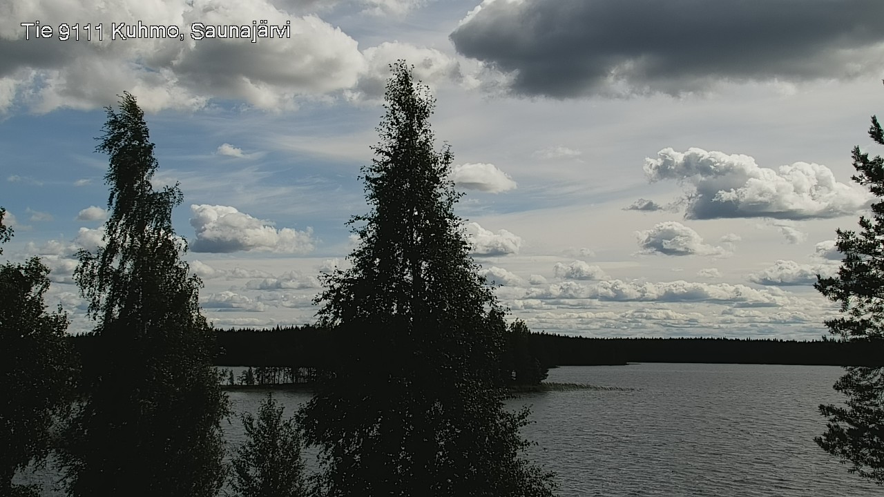 Weather Camera Image Väg 9111 Kuhmo, Saunajärvi, Kuhmo, Kainuu