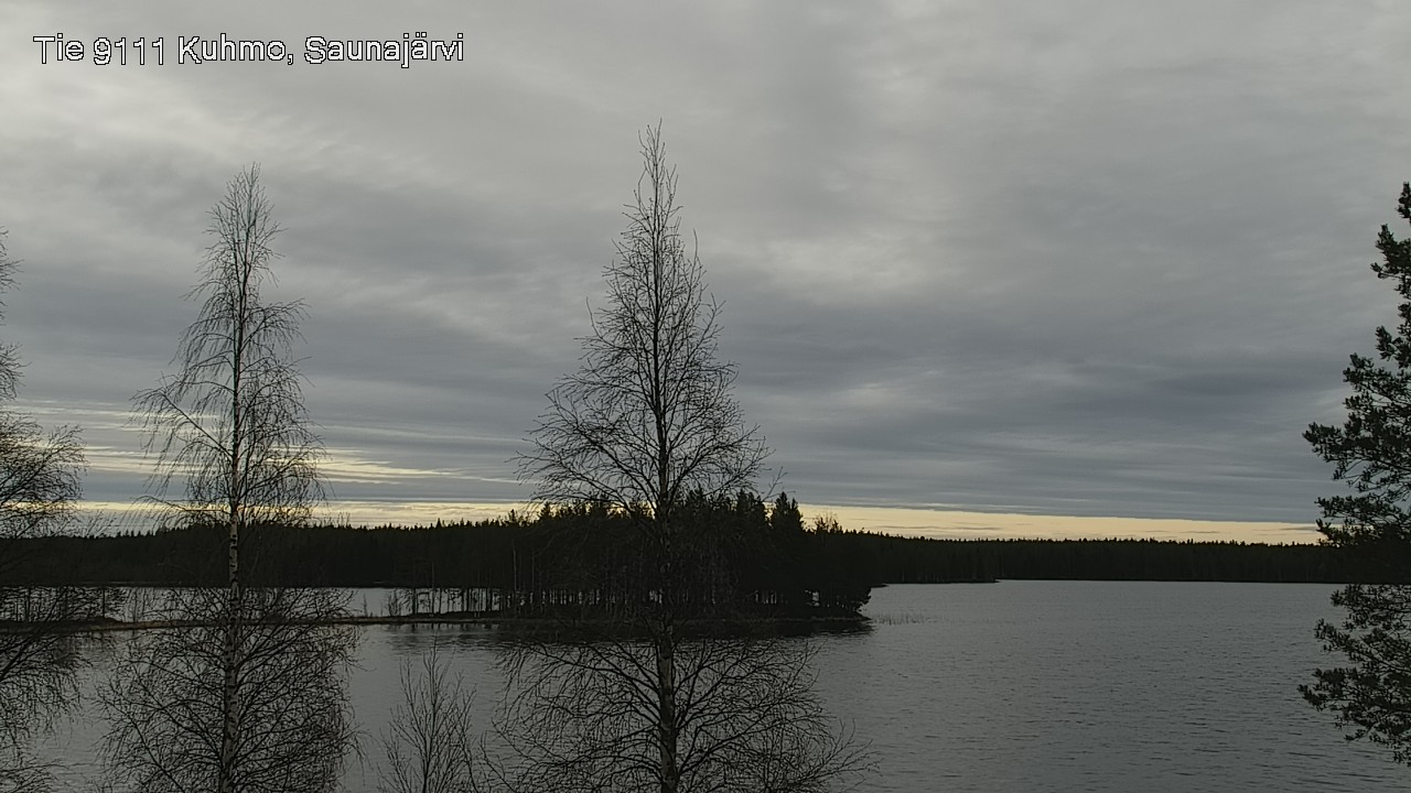 Weather Camera Image Väg 9111 Kuhmo, Saunajärvi, Kuhmo, Kainuu