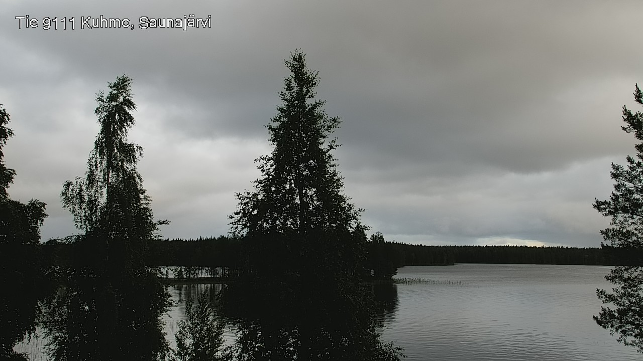 Weather Camera Image Väg 9111 Kuhmo, Saunajärvi, Kuhmo, Kainuu