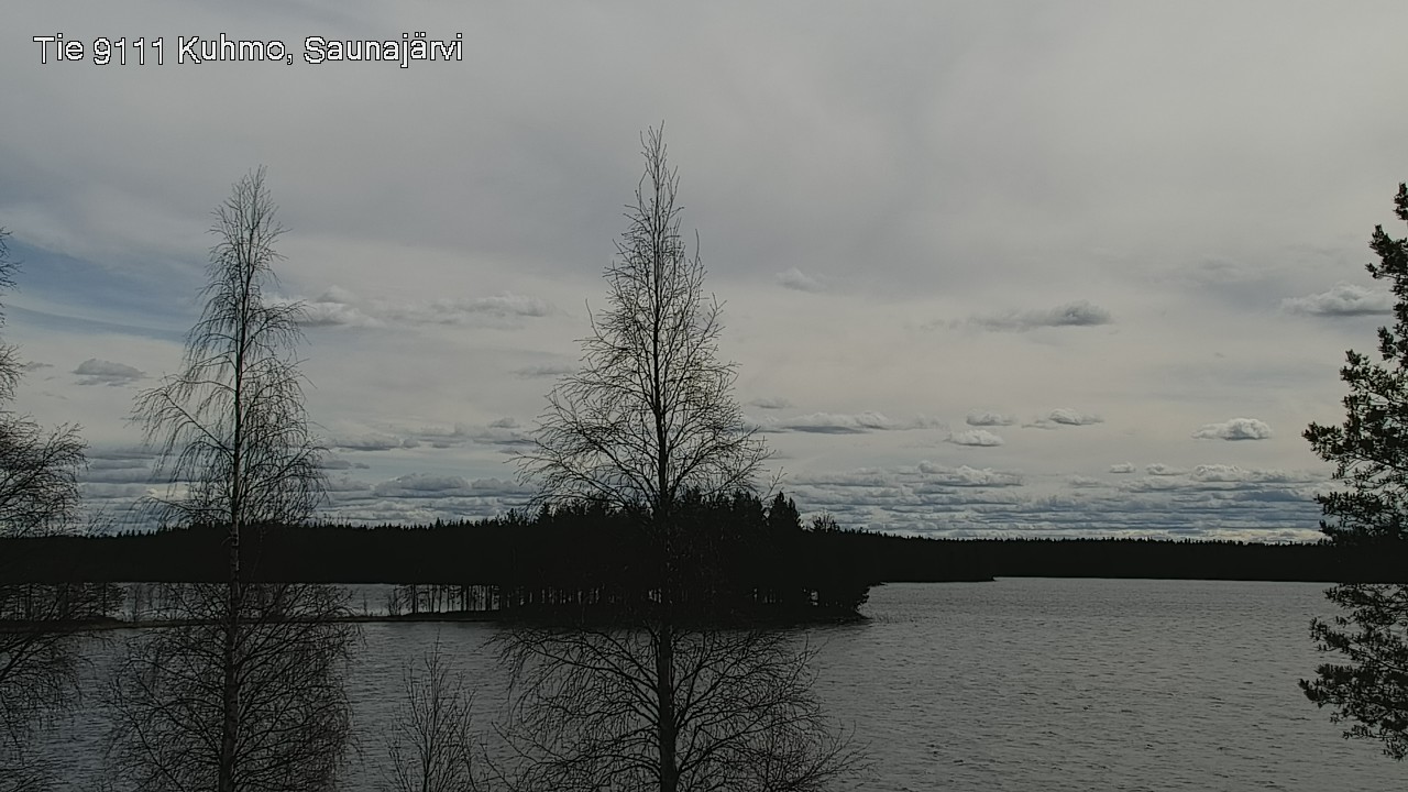 Weather Camera Image Väg 9111 Kuhmo, Saunajärvi, Kuhmo, Kainuu