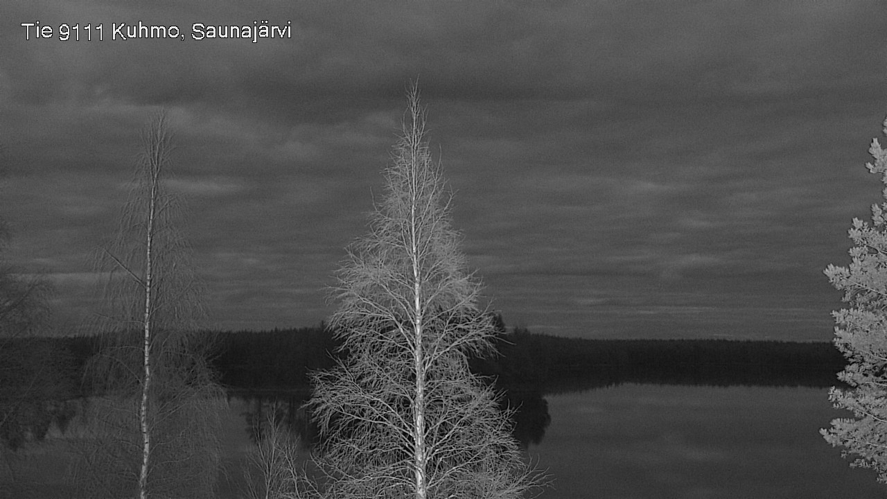 Weather Camera Image Väg 9111 Kuhmo, Saunajärvi, Kuhmo, Kainuu