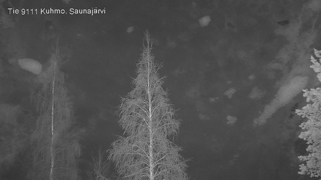 Weather Camera Image Road 9111 Kuhmo, Saunajärvi, Kuhmo, Kainuu