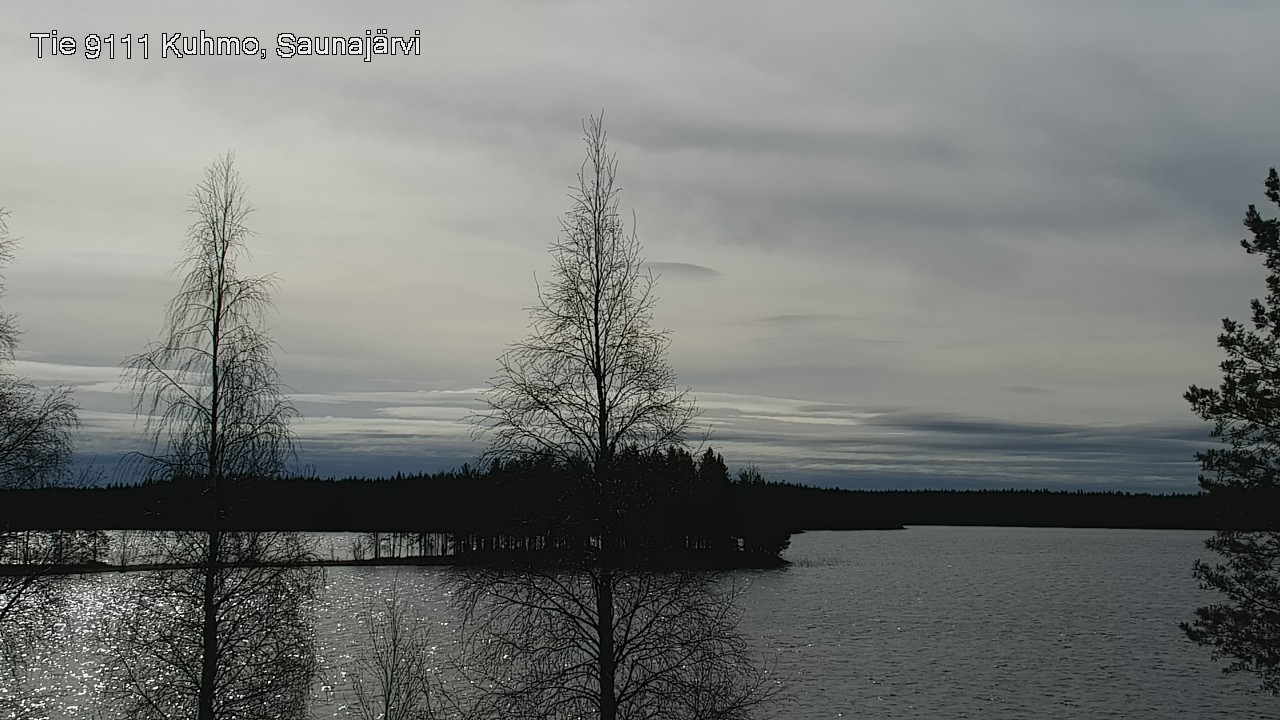 Weather Camera Image Väg 9111 Kuhmo, Saunajärvi, Kuhmo, Kainuu