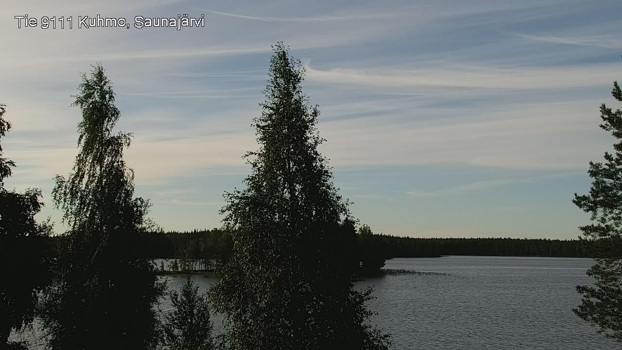 Weather Camera Image Road 9111 Kuhmo, Saunajärvi, Kuhmo, Kainuu