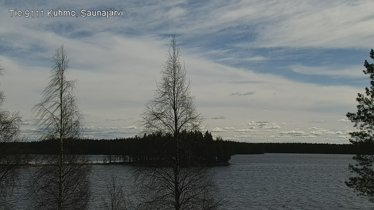 Weather Camera Image Väg 9111 Kuhmo, Saunajärvi, Kuhmo, Kainuu