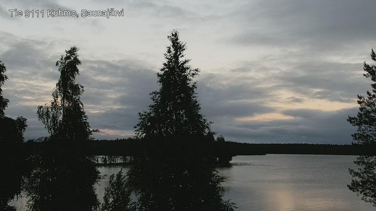 Weather Camera Image Väg 9111 Kuhmo, Saunajärvi, Kuhmo, Kainuu
