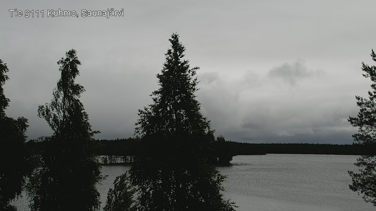 Weather Camera Image Väg 9111 Kuhmo, Saunajärvi, Kuhmo, Kainuu