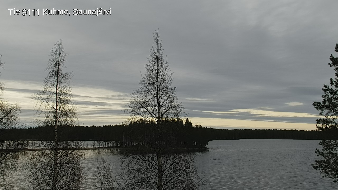 Weather Camera Image Väg 9111 Kuhmo, Saunajärvi, Kuhmo, Kainuu