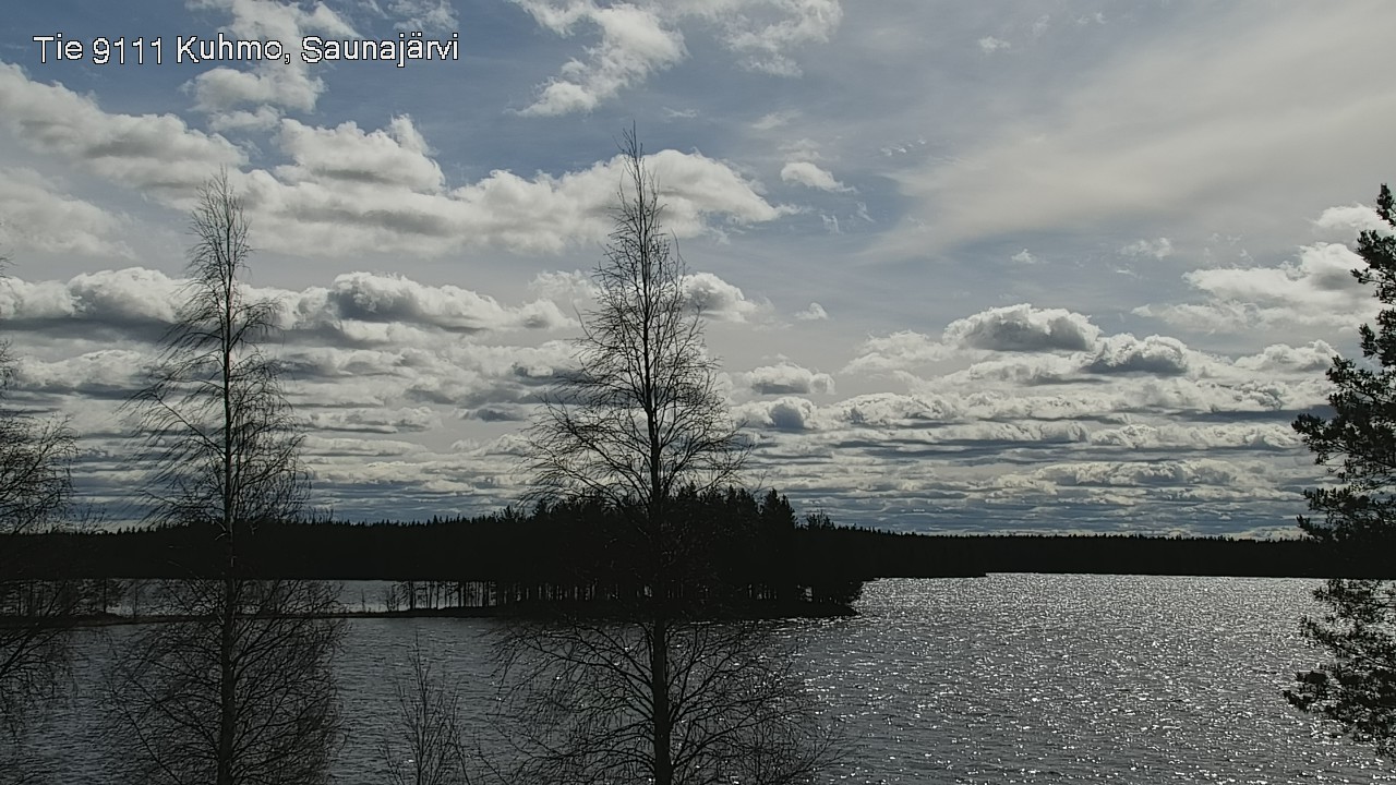 Weather Camera Image Väg 9111 Kuhmo, Saunajärvi, Kuhmo, Kainuu
