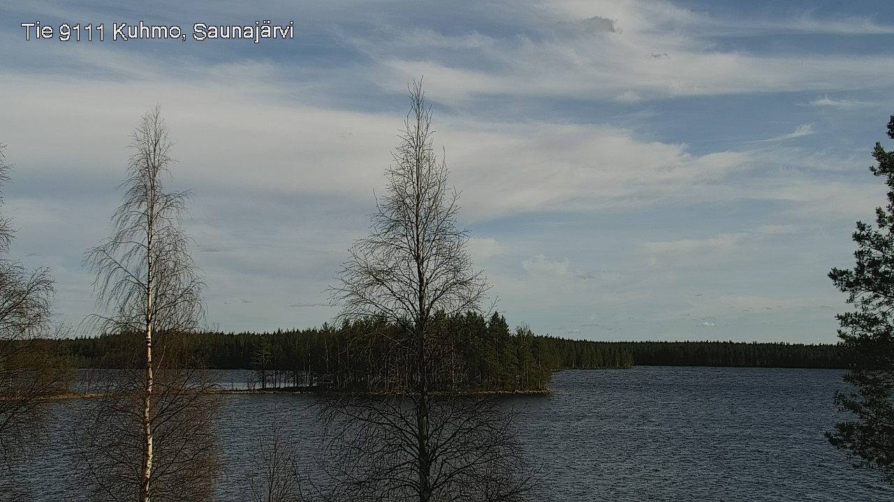 Weather Camera Image Väg 9111 Kuhmo, Saunajärvi, Kuhmo, Kainuu