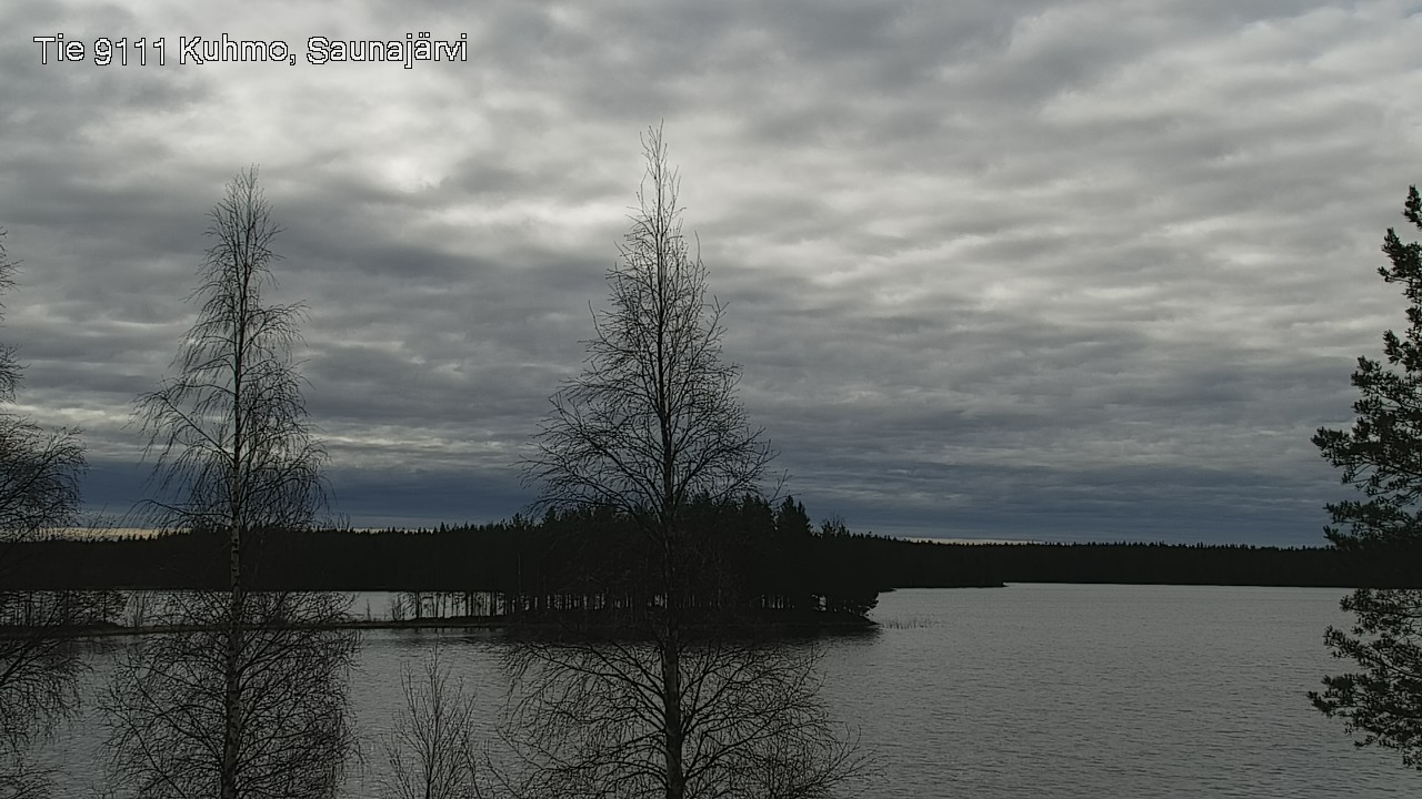 Weather Camera Image Väg 9111 Kuhmo, Saunajärvi, Kuhmo, Kainuu