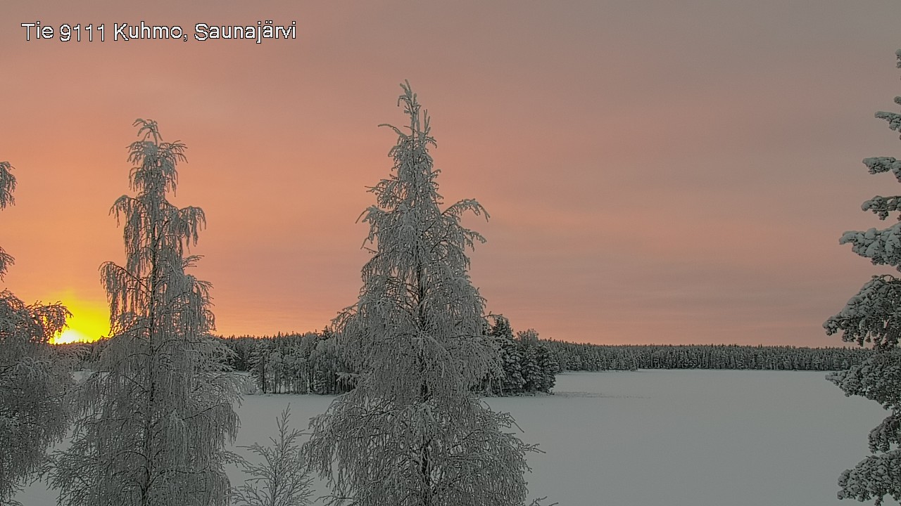 Kelikamerat Kuva Tie 9111 Kuhmo, Saunajärvi, Kuhmo, Kainuu
